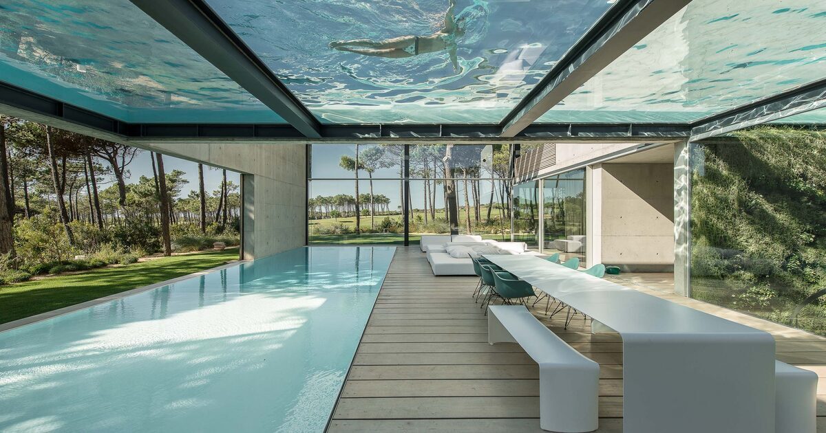Pool With Glass Glass Walled Swimming Pools | IQ Glass