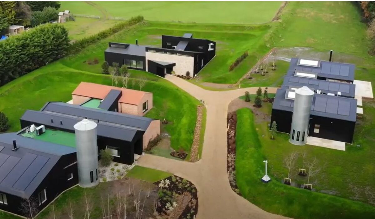 Photo inspiration: Low Carbon Luxury Homes Reference: Sliding Glass Doors To Three New Biophilic Low Carbon Luxury