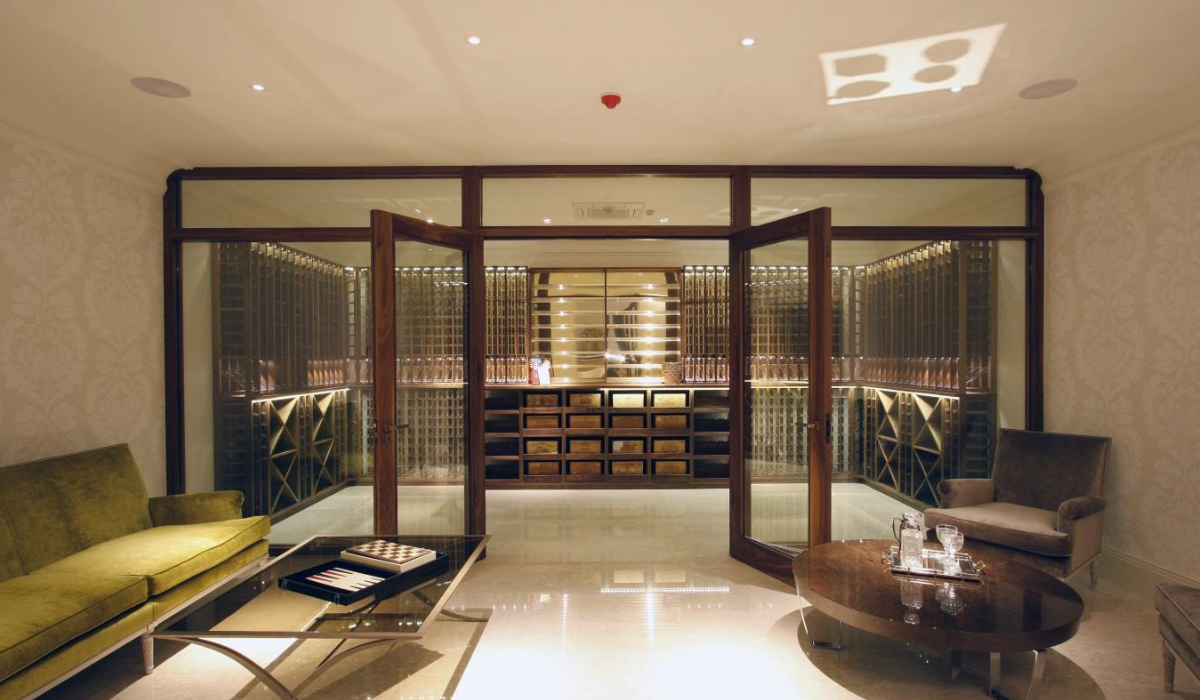 Internal glazing design and specification for luxury wine cellars | IQ ...