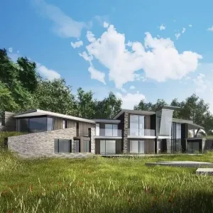 Paragraph 80 house with passivhaus structural glazing