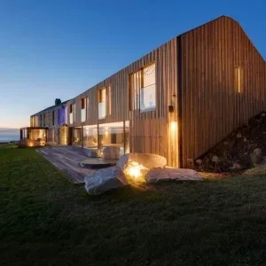 top places to live in the South West local materials with glazing in cornwall sustainable new build