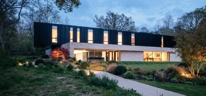 low carbon new build home with bespoke glazing package