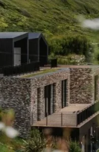 luxury new build house design with local sustainable materials