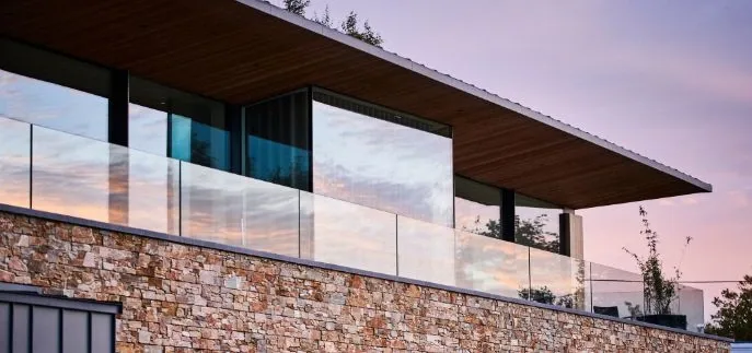 specialist bird protection glazing in new build home