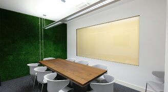 IQ Glass Switchable Privacy Glass in Showroom