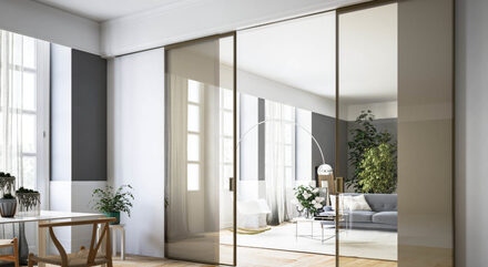 ADL Internal Doors with Anodised Frames