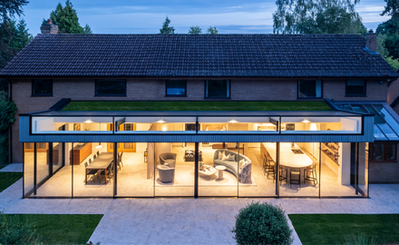 Clarkes Way - Glass Extension In Northamptonshire