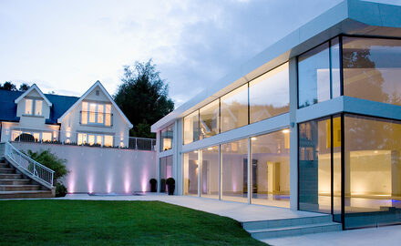 Glazing in Alderley Edge - IQ Glass - Cheshire Pool House