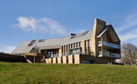 Structural Glazing in Yorkshire at Making Place House