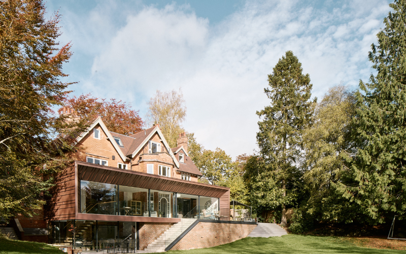 Contemporary Glazed Extension in Barnt Green for a Luxury Home - IQ Glass