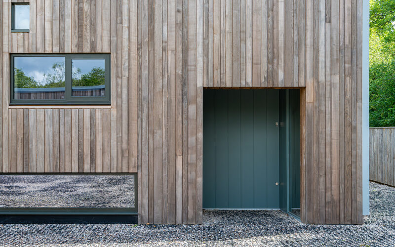 the field house, structural glass, aluminium windows