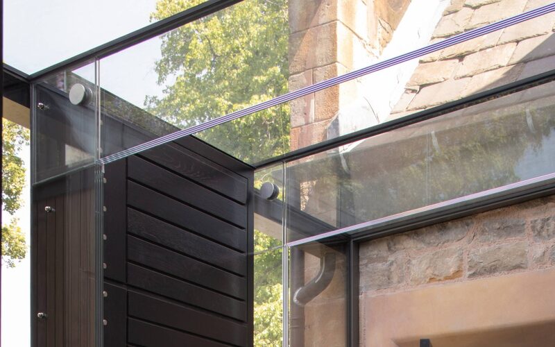 Glass Beams | Sliding Glass Doors for a Garden Extension in Edinburgh | IQ Glass