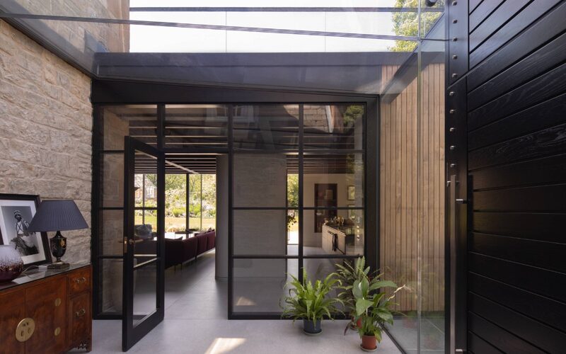 Glass Porch | Sliding Glass Doors for a Garden Extension in Edinburgh | IQ Glass