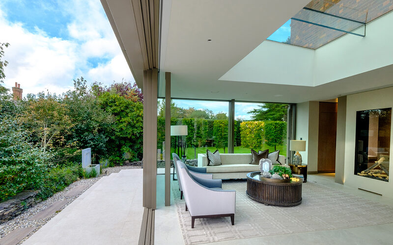 Ultra-wide sliding glass doors in Loughborough - Charnwood - IQ Glass