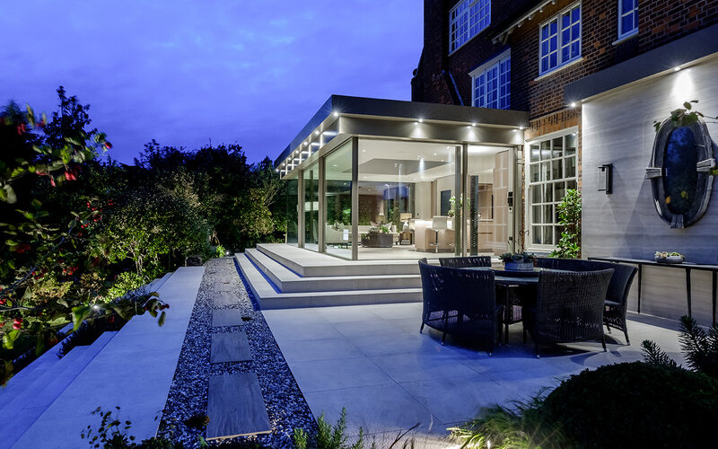 Ultra-wide sliding glass doors in Loughborough - Charnwood - IQ Glass