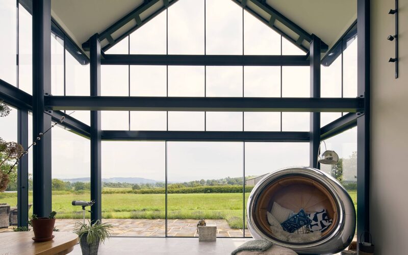 Gable End Window | Architectural Glazing in Cheshire | Fodens Farm