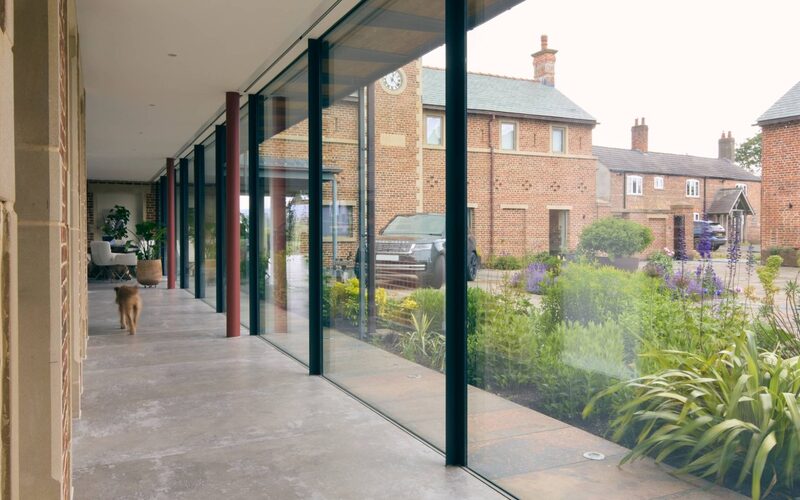 Internal Glass Walkway | Architectural Glazing in Cheshire | Fodens Farm