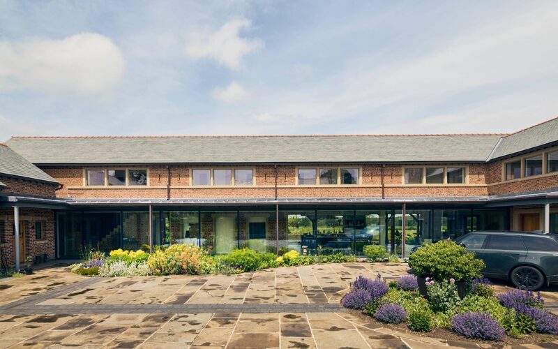 Glass Walkway | Architectural Glazing in Cheshire | Fodens Farm