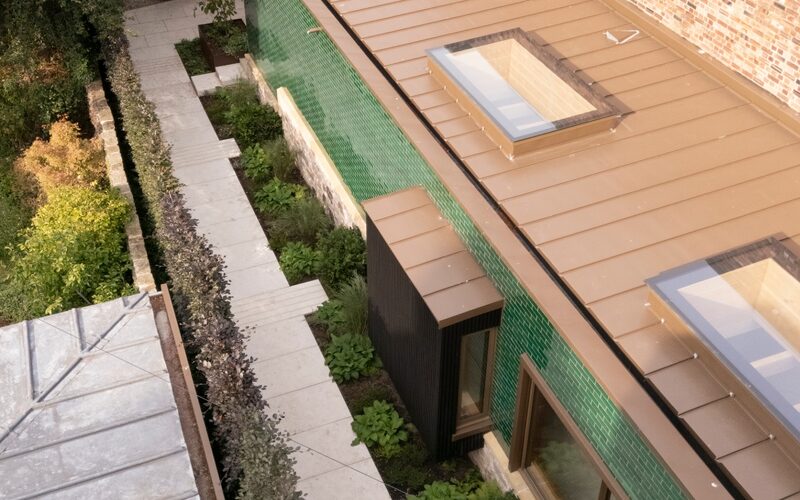Ariel View | Architectural Glazing in Edinburgh | Stockbridge Extension