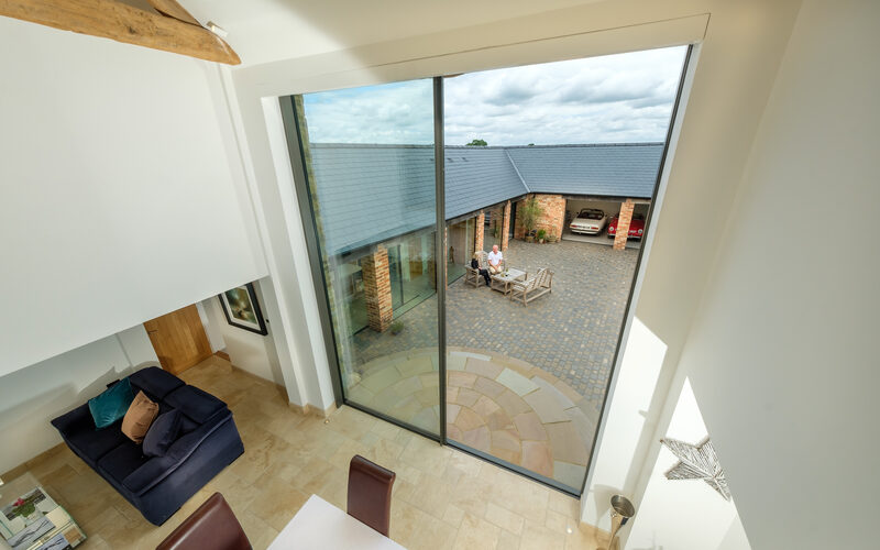 Barn renovation project - IQ Glass - Coolington Barn
