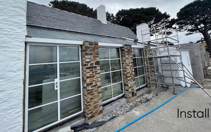 Chapel Point House - IQ Glass - Steel Doors in Cornwall