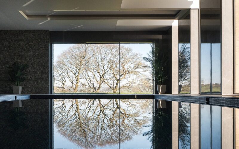 Structural Glazing in Yorkshire | Swimming Pool Making Place House
