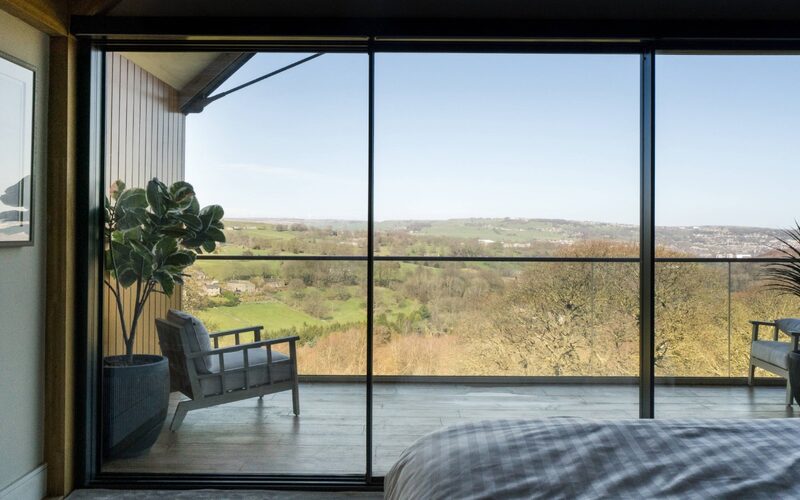 Structural Glazing in Yorkshire | Slim Sliding Doors at Making Place House