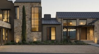 steel windows to a modern home