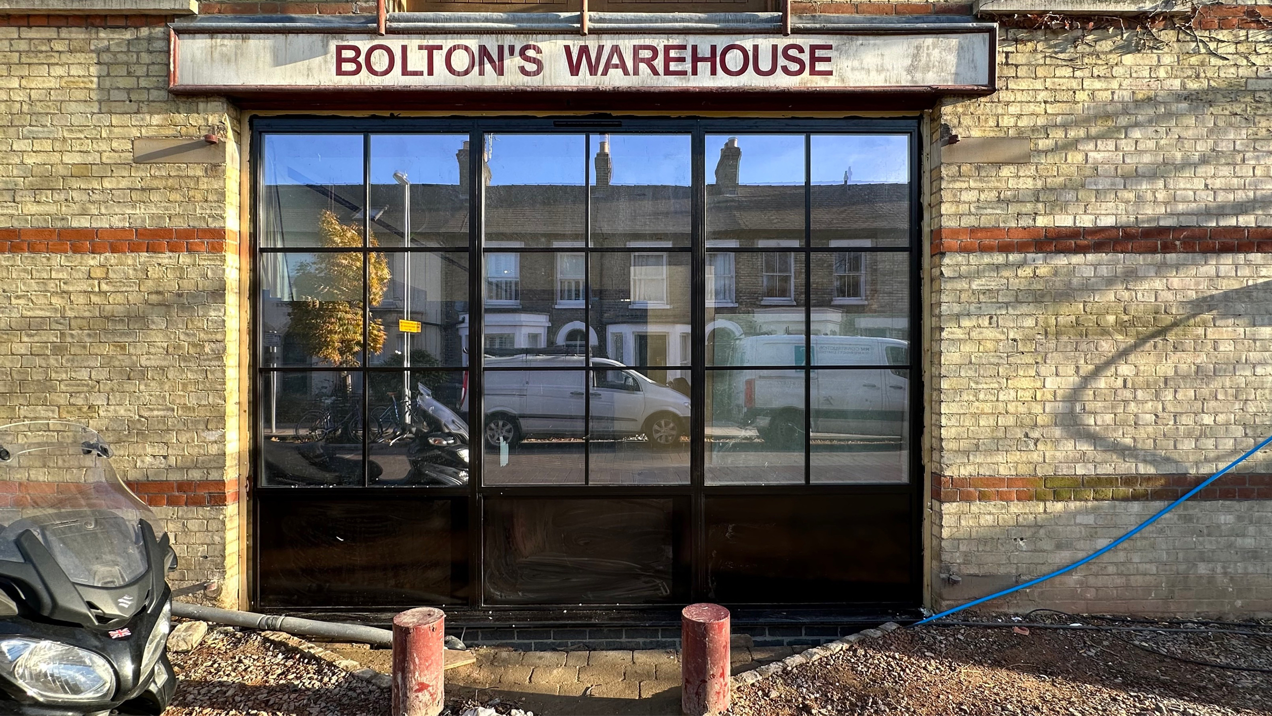 Black Brown Crittal style doors